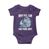 Funny Why Yes I Am The Pool Boy Baby Onesie Swimming Swimmer Cool Poseidon Water - Wonder Print Shop