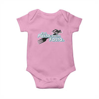 Funny Swimmer Baby Onesie Eat Pasta Swim Fasta Fork Swimming - Wonder Print Shop