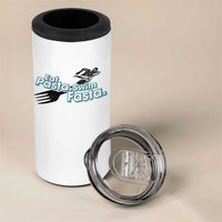 Funny Swimmer 4 in 1 Can Cooler Tumbler Eat Pasta Swim Fasta Fork Swimming - Wonder Print Shop