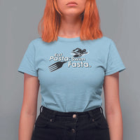 Funny Swimmer T Shirt For Women Eat Pasta Swim Fasta Fork Swimming - Wonder Print Shop