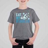 Funny Swimming T Shirt For Kid Eat My Bubbles Swim Sarcastic - Wonder Print Shop