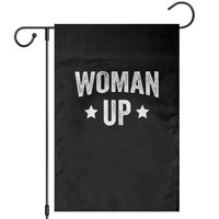 Funny Woman Up Garden Flag Fitness Gym Workout Feminist - Wonder Print Shop