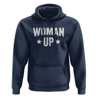 Woman Up Hoodie Fitness Gym Workout Feminist - Wonder Print Shop