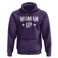 Woman Up Hoodie Fitness Gym Workout Feminist - Wonder Print Shop