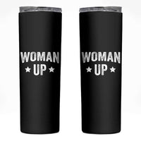 Woman Up Skinny Tumbler Fitness Gym Workout Feminist - Wonder Print Shop