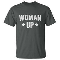 Woman Up T Shirt Fitness Gym Workout Feminist - Wonder Print Shop