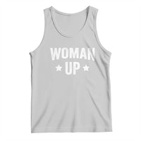 Woman Up Tank Top Fitness Gym Workout Feminist - Wonder Print Shop