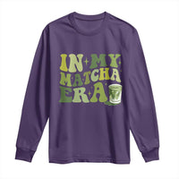 In My Matcha Era Long Sleeve Shirt Matcha Latte Lover - Wonder Print Shop