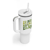 In My Matcha Era Tumbler With Handle Matcha Latte Lover - Wonder Print Shop