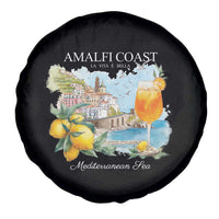 Amalfi Coast Italy Travel Spare Tire Cover La Vita E Bella Lemon Travel Souvenir - Wonder Print Shop