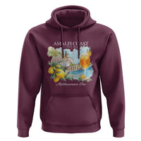 Amalfi Coast Italy Travel Hoodie La Vita E Bella Lemon Travel Souvenir - Wonder Print Shop