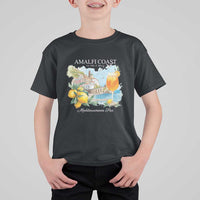 Amalfi Coast Italy Travel T Shirt For Kid La Vita E Bella Lemon Travel Souvenir - Wonder Print Shop