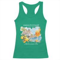 Amalfi Coast Italy Travel Racerback Tank Top La Vita E Bella Lemon Travel Souvenir - Wonder Print Shop