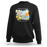 Amalfi Coast Italy Travel Sweatshirt La Vita E Bella Lemon Travel Souvenir - Wonder Print Shop
