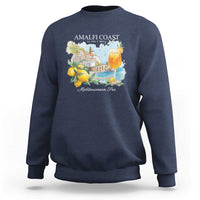 Amalfi Coast Italy Travel Sweatshirt La Vita E Bella Lemon Travel Souvenir - Wonder Print Shop