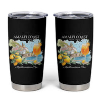 Amalfi Coast Italy Travel Tumbler Cup La Vita E Bella Lemon Travel Souvenir - Wonder Print Shop