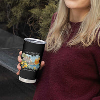 Amalfi Coast Italy Travel Tumbler Cup La Vita E Bella Lemon Travel Souvenir - Wonder Print Shop