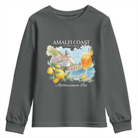 Amalfi Coast Italy Travel Youth Sweatshirt La Vita E Bella Lemon Travel Souvenir - Wonder Print Shop