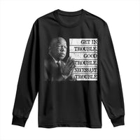John Lewis Long Sleeve Shirt Get In Good Necessary Trouble Social Justice - Wonder Print Shop