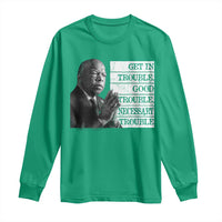 John Lewis Long Sleeve Shirt Get In Good Necessary Trouble Social Justice - Wonder Print Shop
