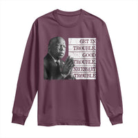 John Lewis Long Sleeve Shirt Get In Good Necessary Trouble Social Justice - Wonder Print Shop