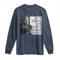 John Lewis Long Sleeve Shirt Get In Good Necessary Trouble Social Justice - Wonder Print Shop