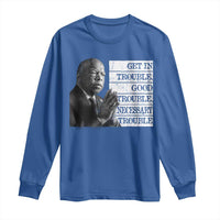 John Lewis Long Sleeve Shirt Get In Good Necessary Trouble Social Justice - Wonder Print Shop