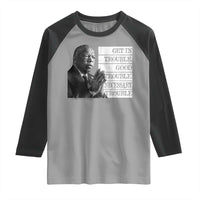 John Lewis Raglan Shirt Get In Good Necessary Trouble Social Justice - Wonder Print Shop
