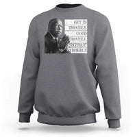 John Lewis Sweatshirt Get In Good Necessary Trouble Social Justice - Wonder Print Shop
