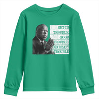John Lewis Youth Sweatshirt Get In Good Necessary Trouble Social Justice - Wonder Print Shop