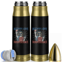 Funny Bitches Love Independence 4th Of July Bullet Tumbler Retro Statue Of Liberty - Wonder Print Shop