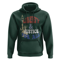 Funny 4th of July Liberty And Justice For All Hoodie Statue Of Liberty - Wonder Print Shop