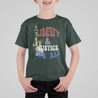 Funny 4th of July Liberty And Justice For All T Shirt For Kid Statue Of Liberty - Wonder Print Shop