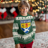 Scottish Rampant Lion Scotland Coat of Arms National Pride Ugly Christmas Sweater