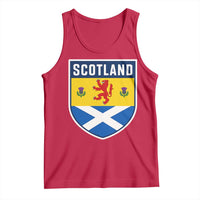 Scottish Rampant Lion Scotland Coat of Arms National Pride Tank Top