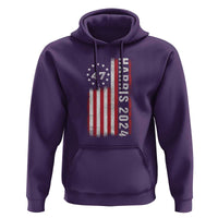 Harris 2024 Hoodie Betsy Ross Flag 47th President Star - Wonder Print Shop