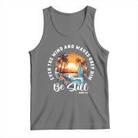 Even The Wind And Waves Obey Him Be Still Tank Top Christian Bible Verse Summer Vacation - Wonder Print Shop