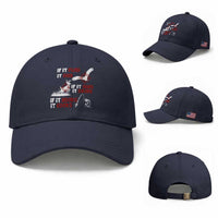 Funny Fishing Hunting Baseball Cap If It Flies It Dies If It Hops It Drops If It Hooks It Cooks