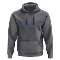 Suicide Prevention Awareness Hoodie Stay Your Story Isn't Over Butterfly Semicolon - Wonder Print Shop
