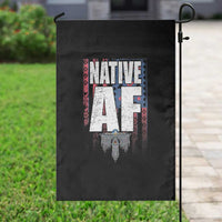 Native American Indian Garden Flag Native AF Indigenous Vintage Thunderbird - Wonder Print Shop