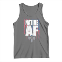 Native American Indian Tank Top Native AF Indigenous Vintage Thunderbird - Wonder Print Shop