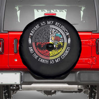 Native Americans Spare Tire Cover Nature Is My Religion And The Earth Is My Church Tree Peyote - Wonder Print Shop