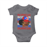 Puerto Rico Boricua Girl Proud Puerto Rican Hispanic Heritage Baby Onesie - Wonder Print Shop