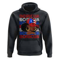 Puerto Rico Boricua Girl Proud Puerto Rican Hispanic Heritage Hoodie - Wonder Print Shop