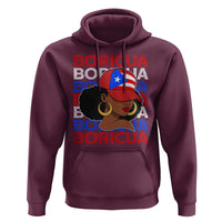 Puerto Rico Boricua Girl Proud Puerto Rican Hispanic Heritage Hoodie - Wonder Print Shop