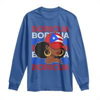 Puerto Rico Boricua Girl Proud Puerto Rican Hispanic Heritage Long Sleeve Shirt - Wonder Print Shop