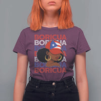 Puerto Rico Boricua Girl Proud Puerto Rican Hispanic Heritage T Shirt For Women - Wonder Print Shop