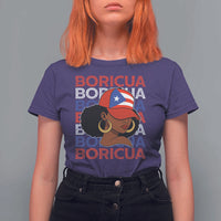 Puerto Rico Boricua Girl Proud Puerto Rican Hispanic Heritage T Shirt For Women - Wonder Print Shop
