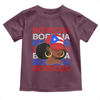 Puerto Rico Boricua Girl Proud Puerto Rican Hispanic Heritage Toddler T Shirt - Wonder Print Shop