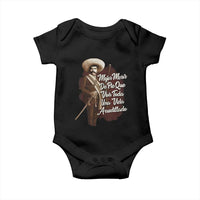Emiliano Zapata Baby Onesie Mejor Morir De Pie Que Vivir Toda Una Vida Arrodillado - Wonder Print Shop